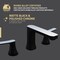 Anzzi 2-Handle 3-Hole Widespread Bathroom Faucet in Matte Black and Chrome L-AZ902MB-CH - alternate 6